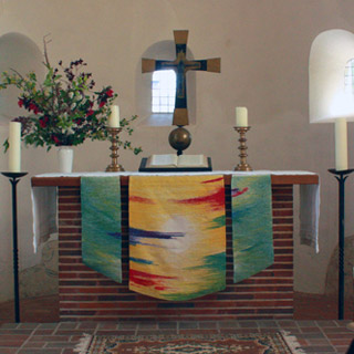 Atelier für Paramentik - Altarnische mit Entwurf